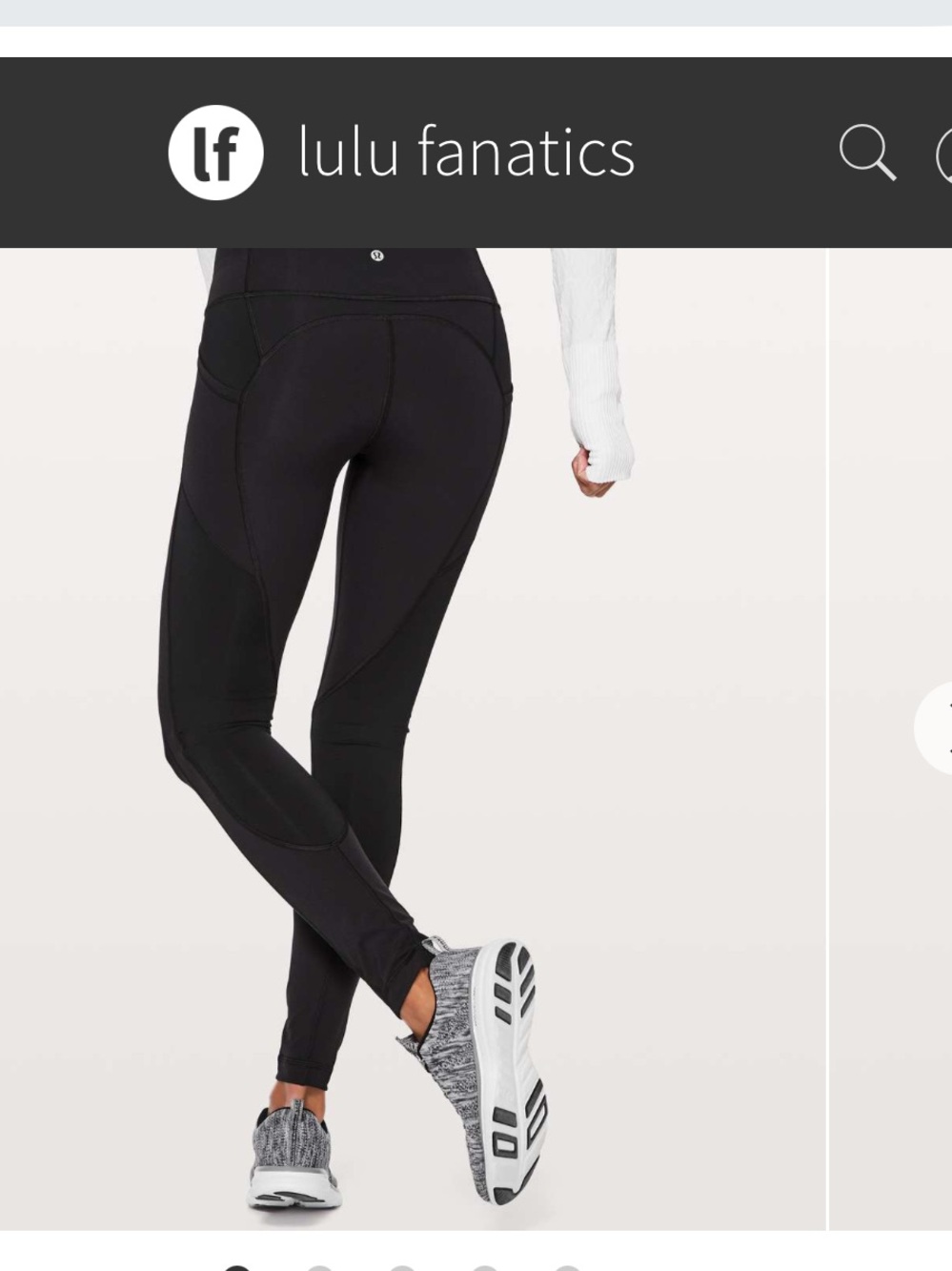 Lululemon All The Right Places Pant II 28" w Pockets Sz 4 Black Full Length 4095
